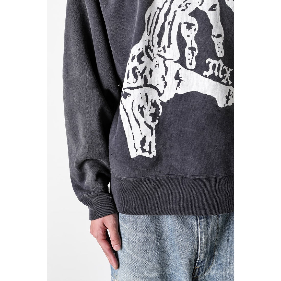 セントマイケル SAINT Mxxxxxx BONE SAINT Sweat shirt （Black） 通販