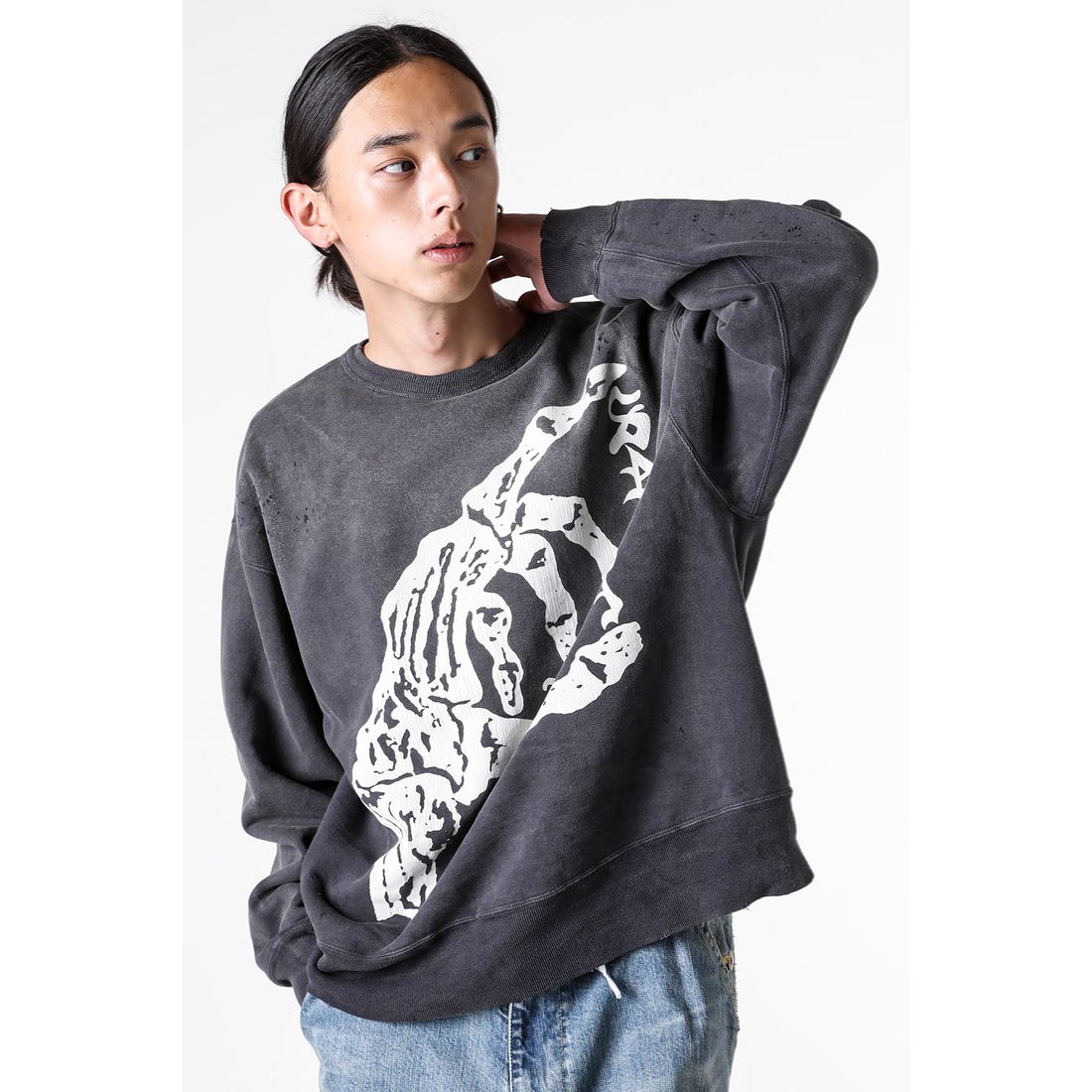 セントマイケル SAINT Mxxxxxx BONE SAINT Sweat shirt （Black） 通販