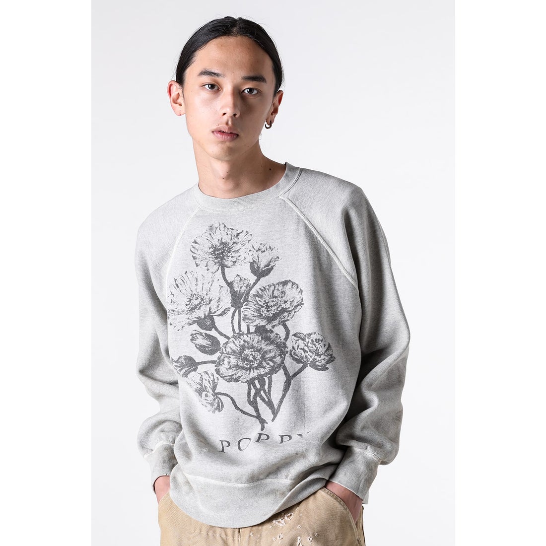 セントマイケル SAINT Mxxxxxx FLOWER Sweat shirt （Gray） 通販 大阪