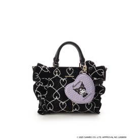 サマンサベガ SAMANTHAVEGA 「クロミコレクション」フリルハンドバッグ