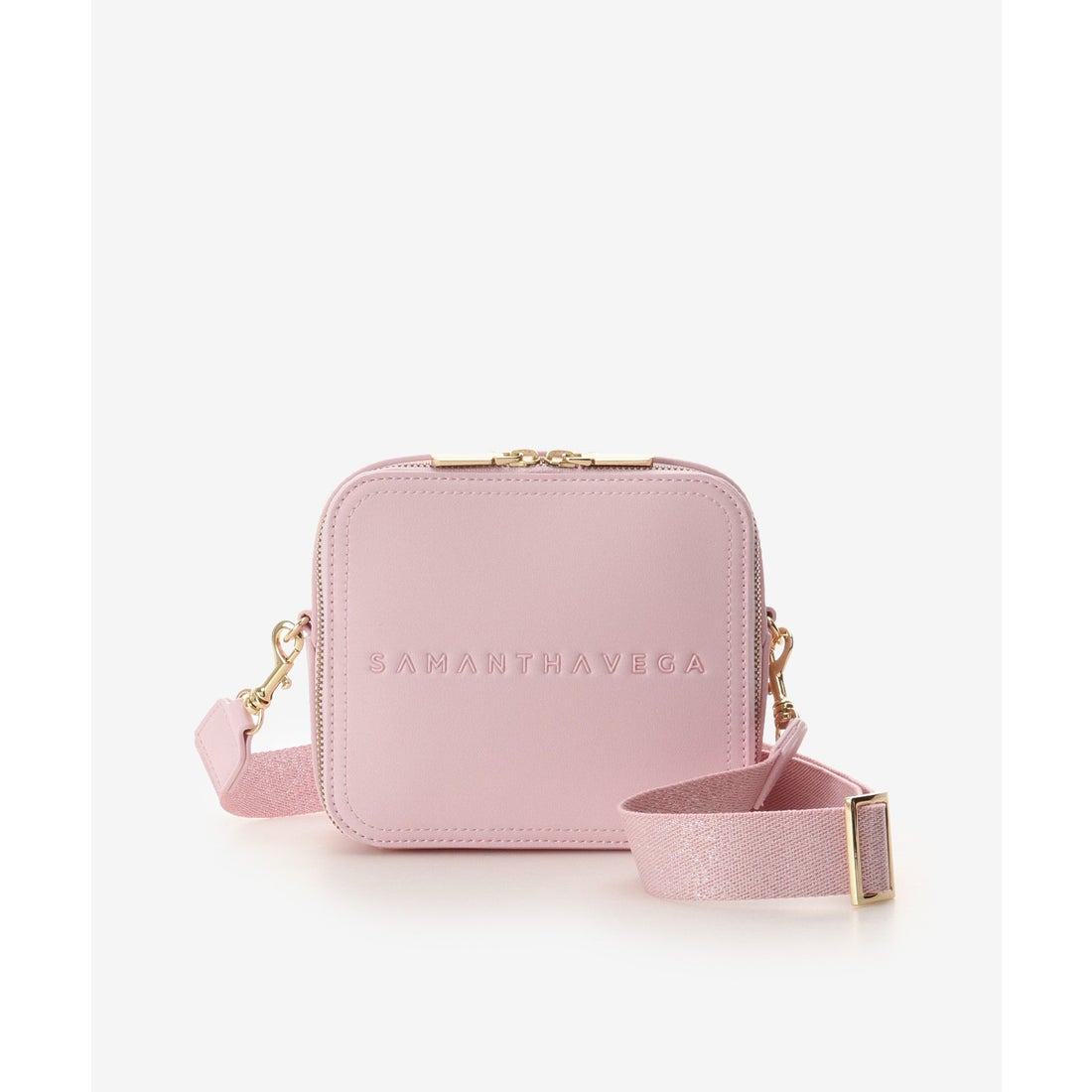 サマンサベガ SAMANTHAVEGA BOX型ショルダーバッグ (ピンク) -靴