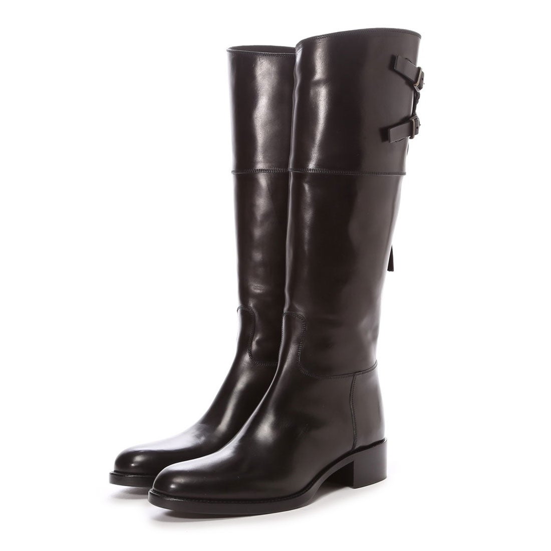 サルトル SARTORE ダブルストラップバックジップブーツ（ブラック