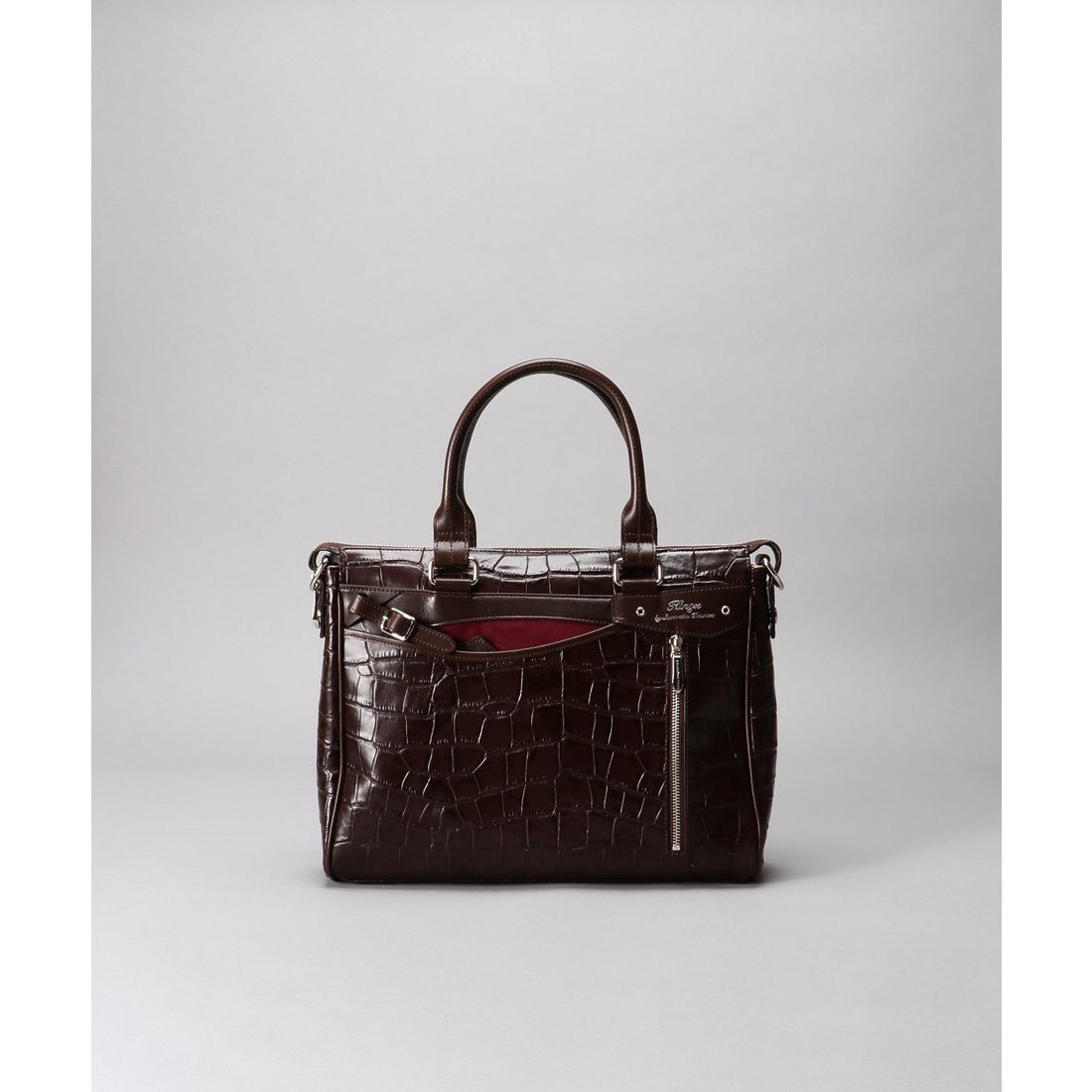 キングズ KINGZ ブレインクロコ2020小 (ダークブラウン) -Samantha