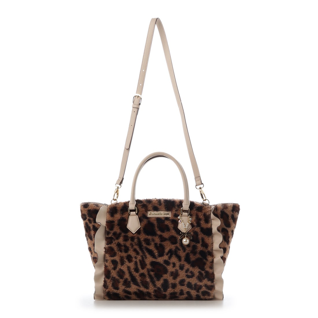 サマンサベガ SAMANTHAVEGA ファーフラッター 大 (マルチカラー