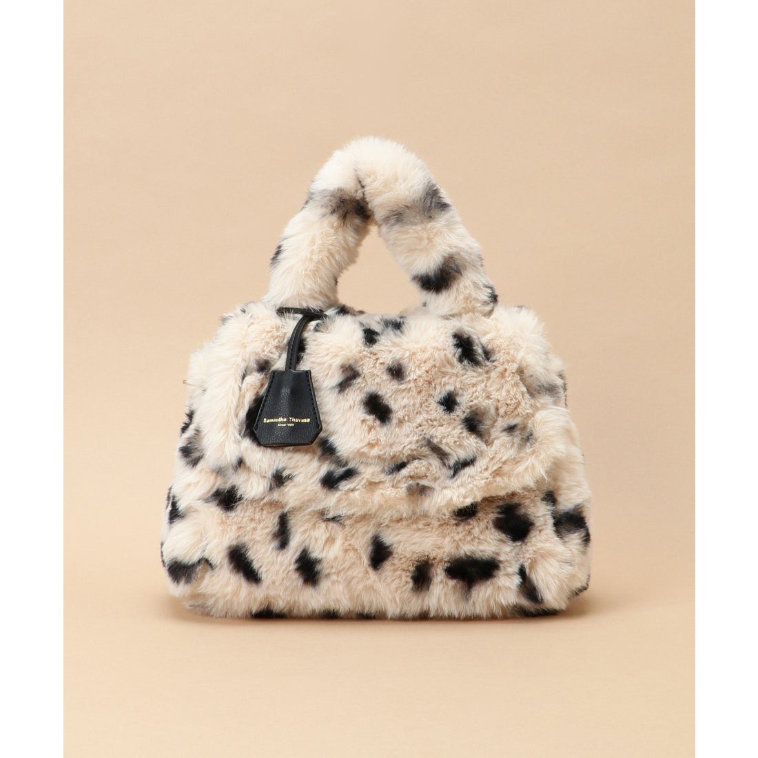 サマンサタバサ Samantha Thavasa ソフトファー ハンドバッグ (マルチ