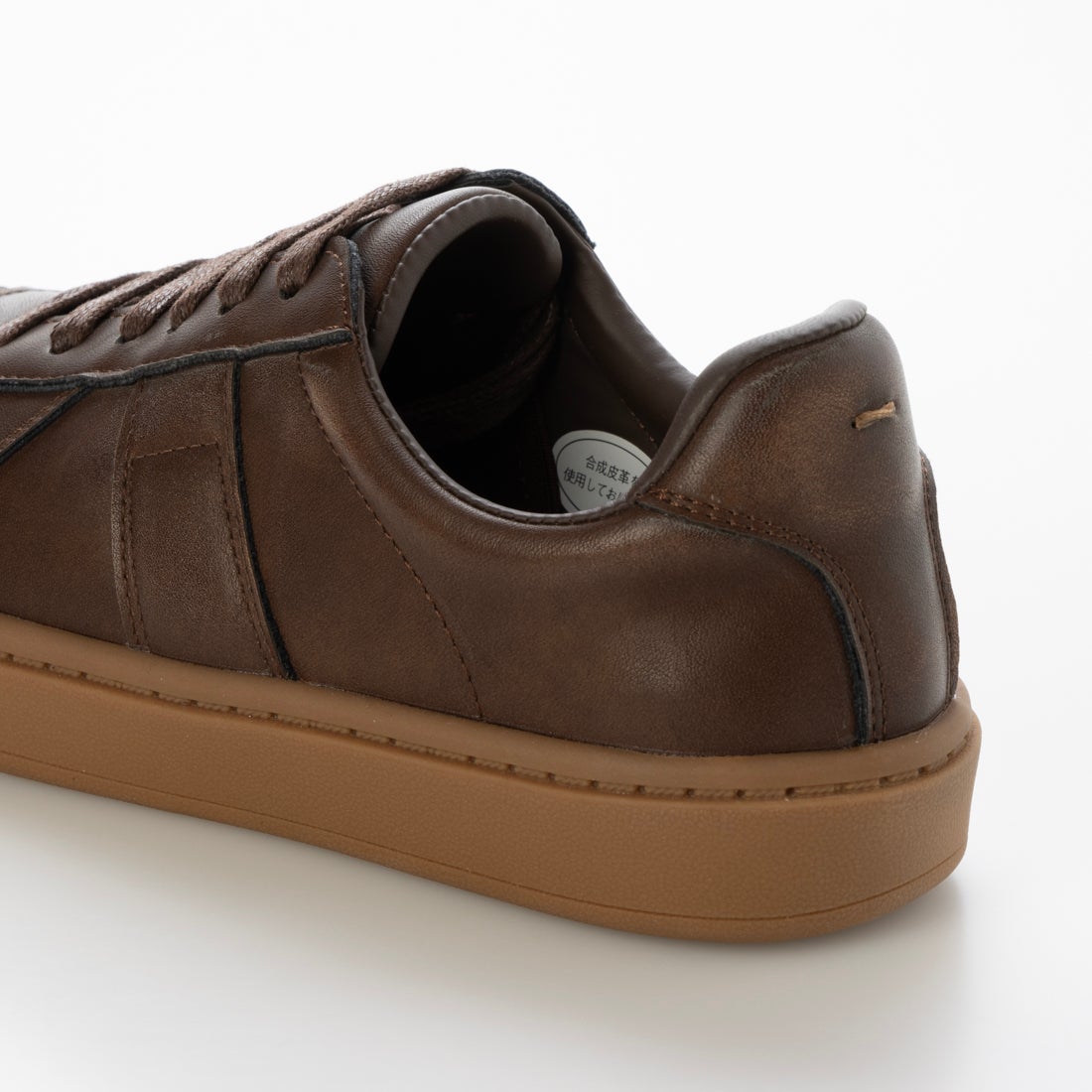 サヤ SAYA 2.5cmレザースニーカー （ダークブラウン） -【公式】ラボ