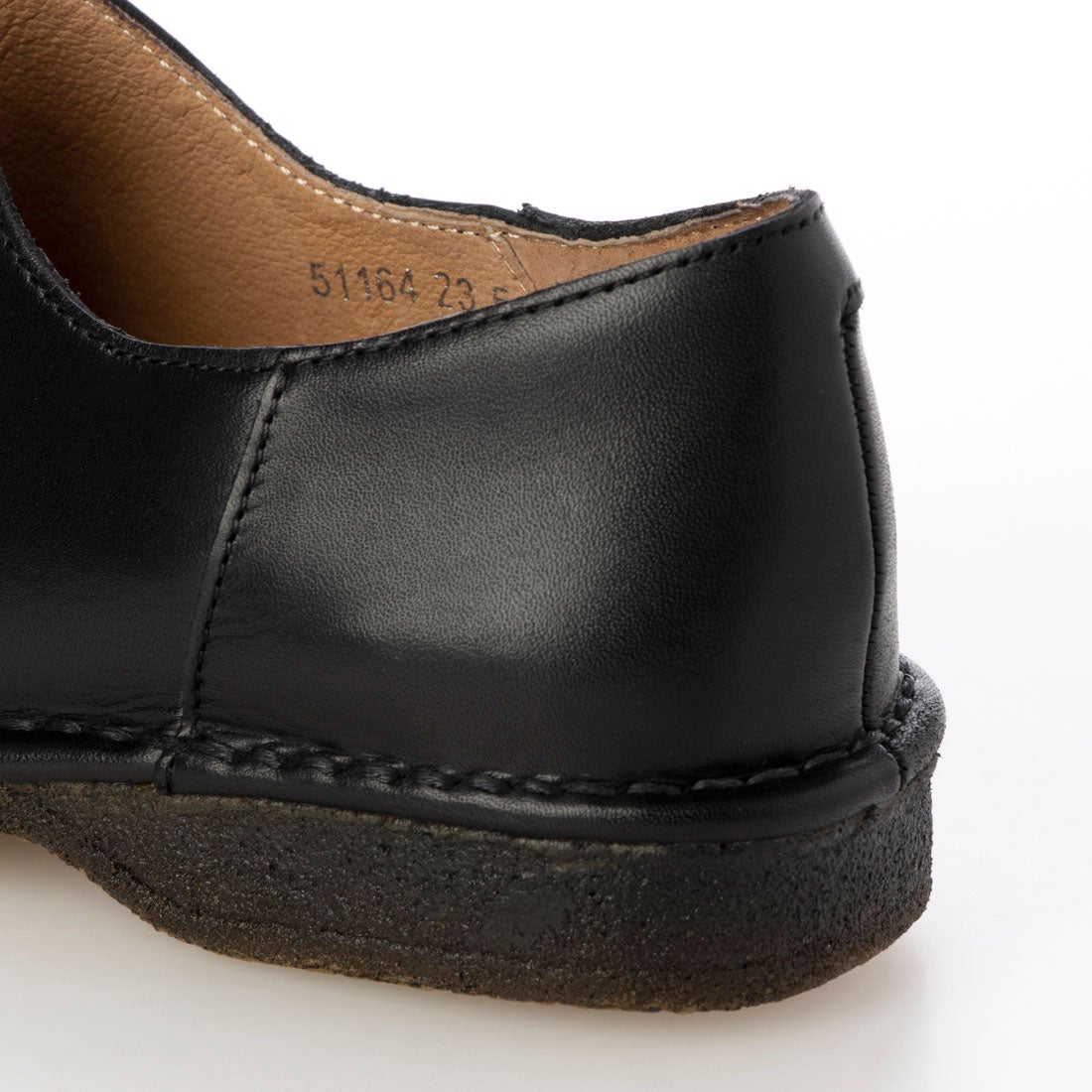 サヤ SAYA 本革プラット製法スリッポン （ブラック） -【公式】ラボ