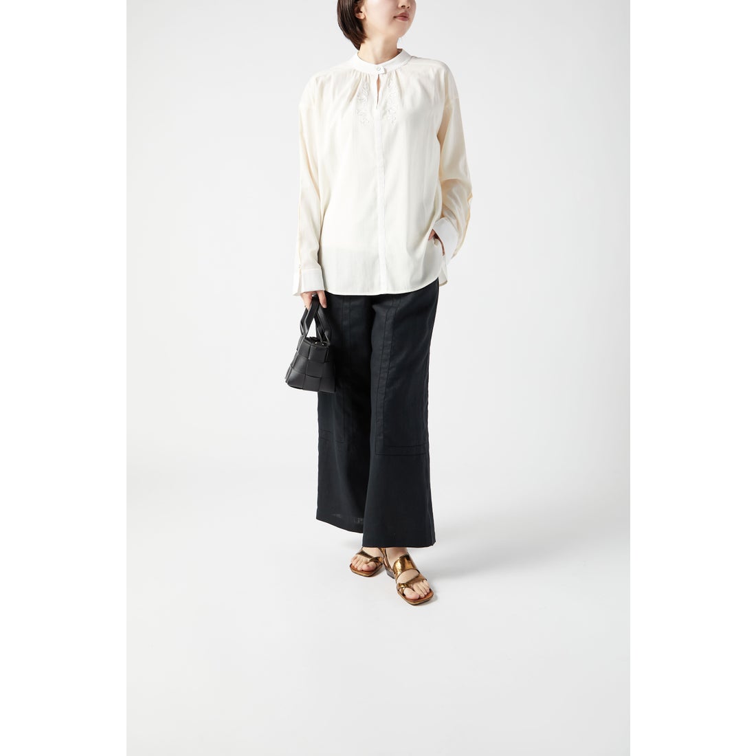 サヤ SAYA 本革プラット製法ウェッジサンダル （ブラウン） -【公式