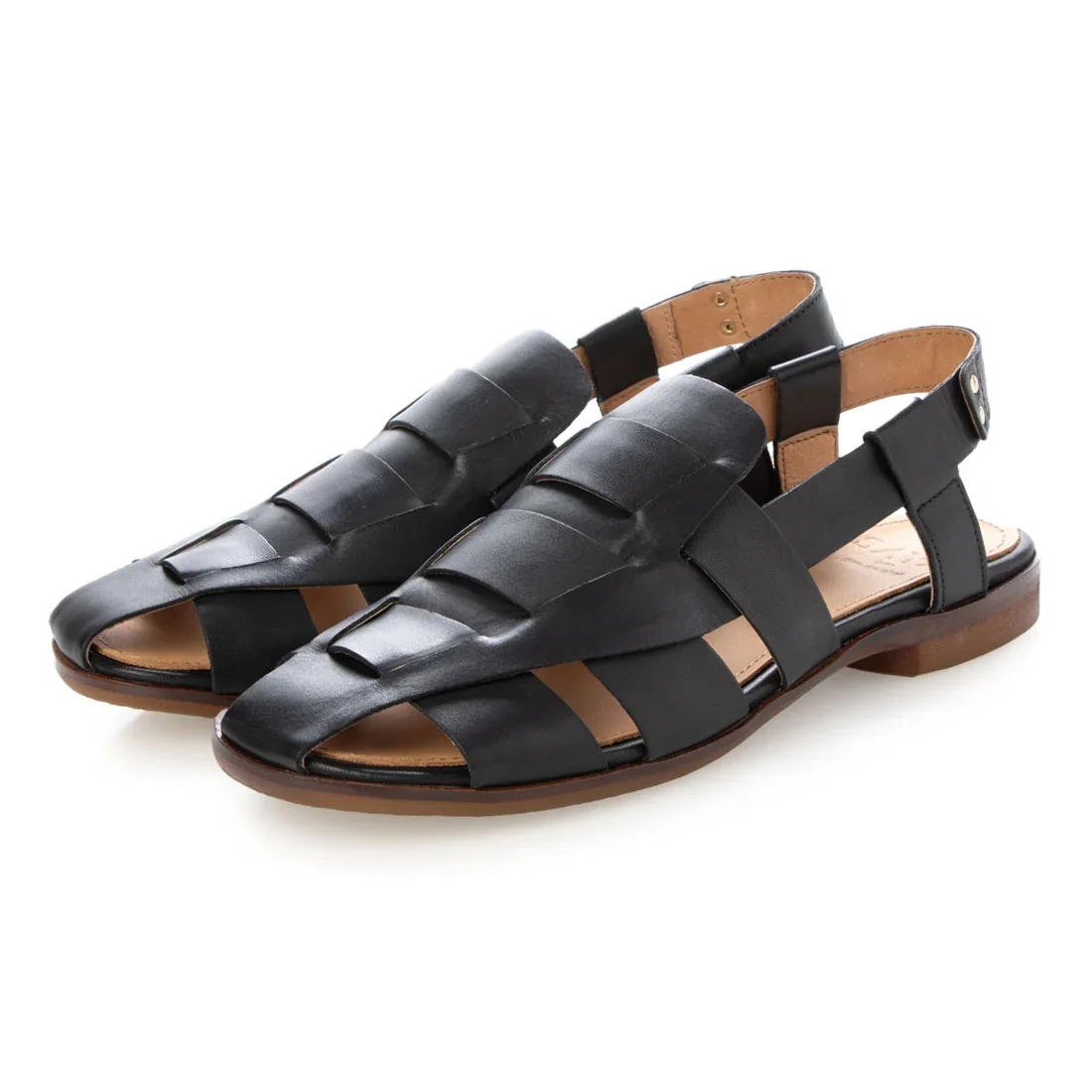 サヤ SAYA 本革グルカサンダル （ブラック） -【公式】ラボ・キゴシ