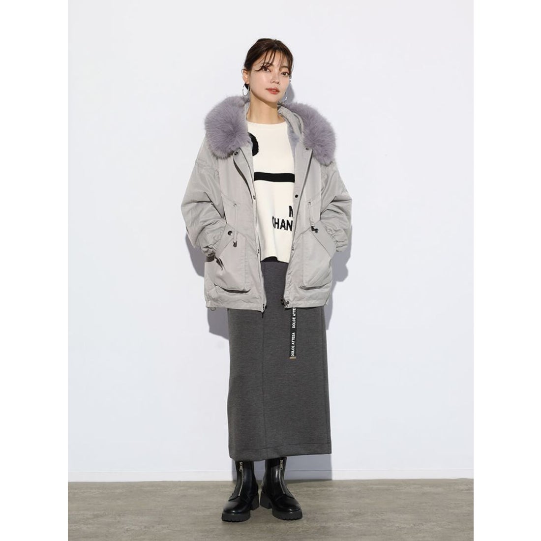 スコットクラブ SCOTCLUB ファーフーディモッズアウター