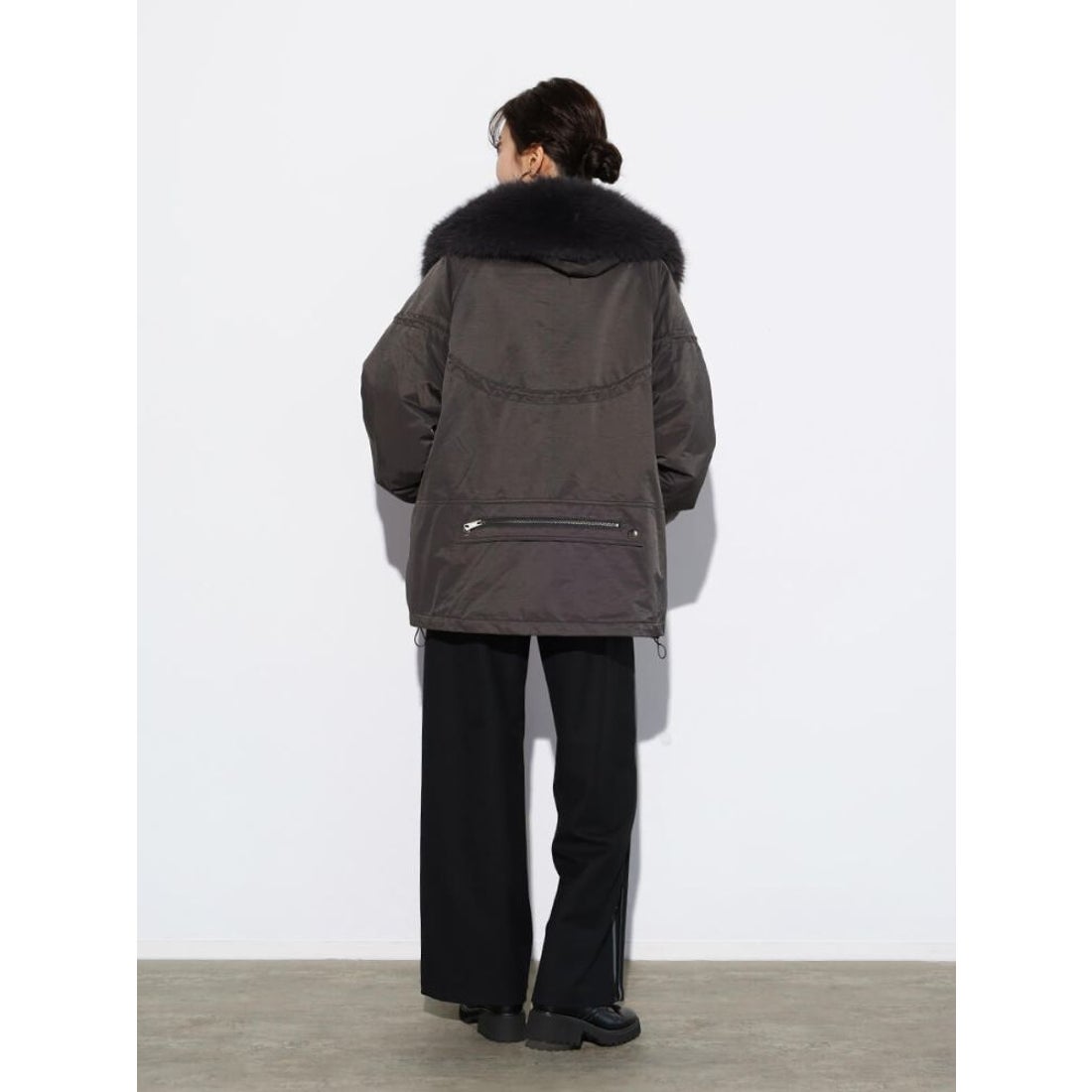 スコットクラブ SCOTCLUB ファーフーディモッズアウター （ライト