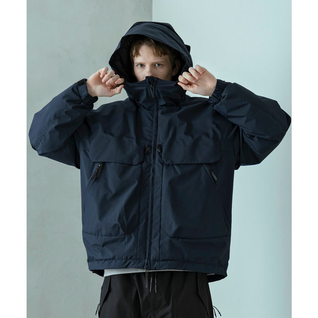 プラスフェニックス +phenix FISHERMANS DOWN JACKET フィッシャーマン