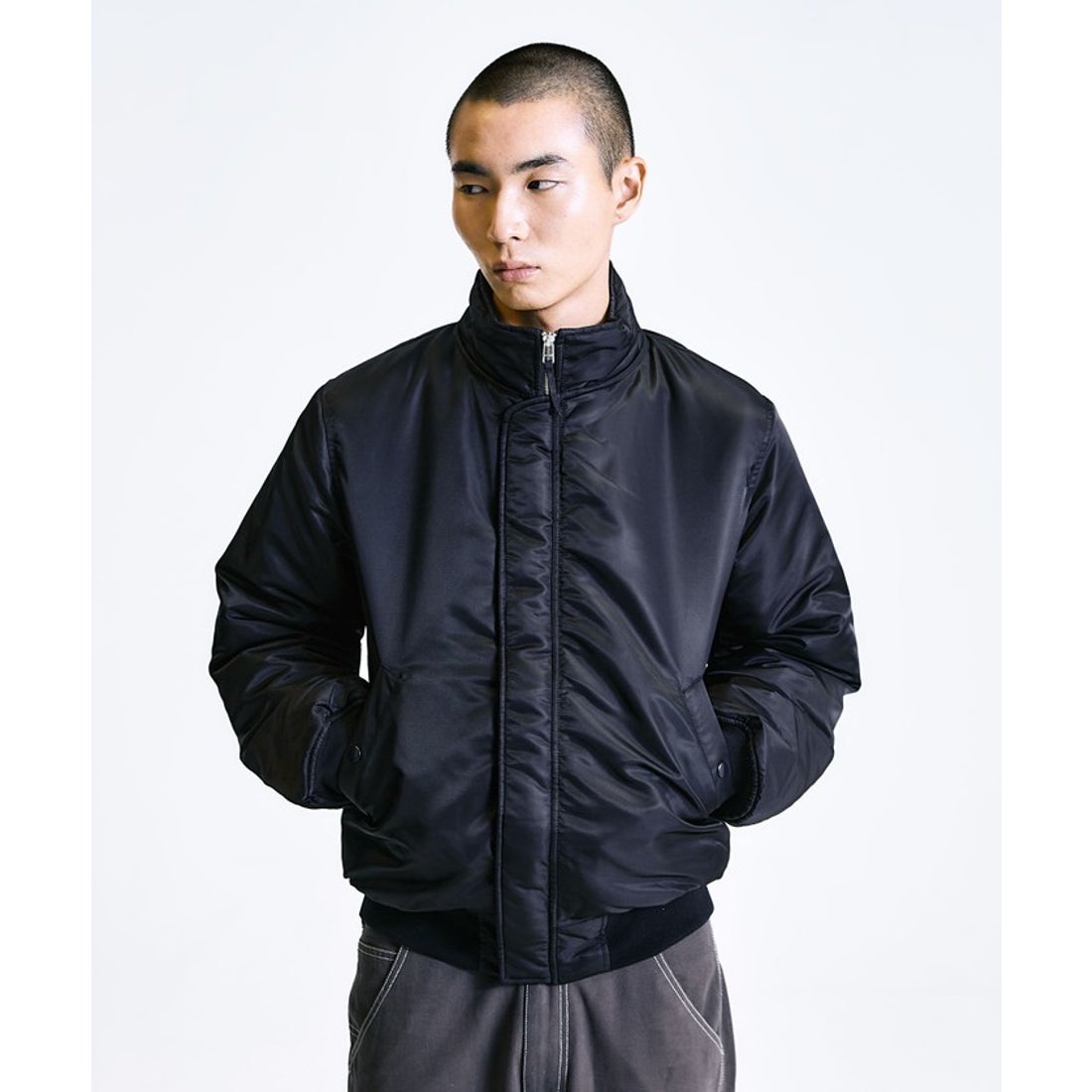 シップス SHIPS City Ambient Products: スタンドカラー MA－1 ジップ