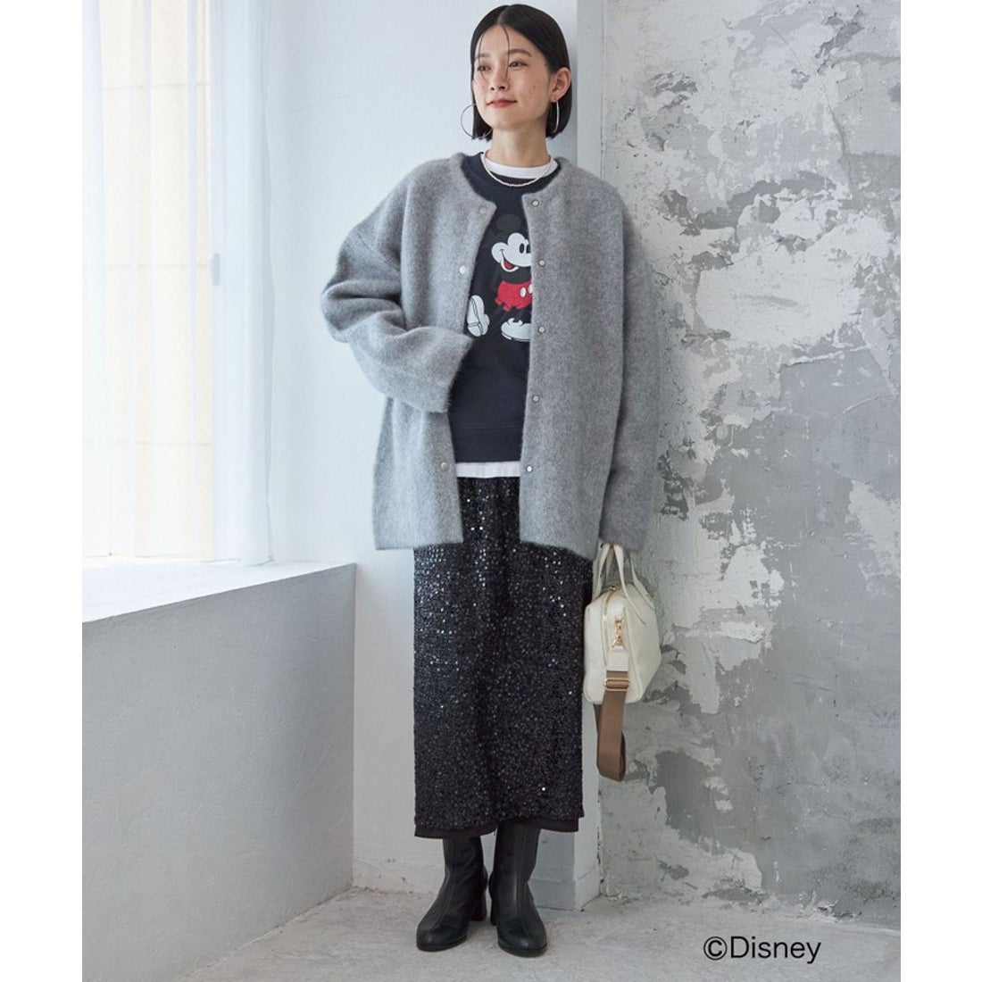 シップス SHIPS ニット コート （グレー） - ファッション通販 d fashion