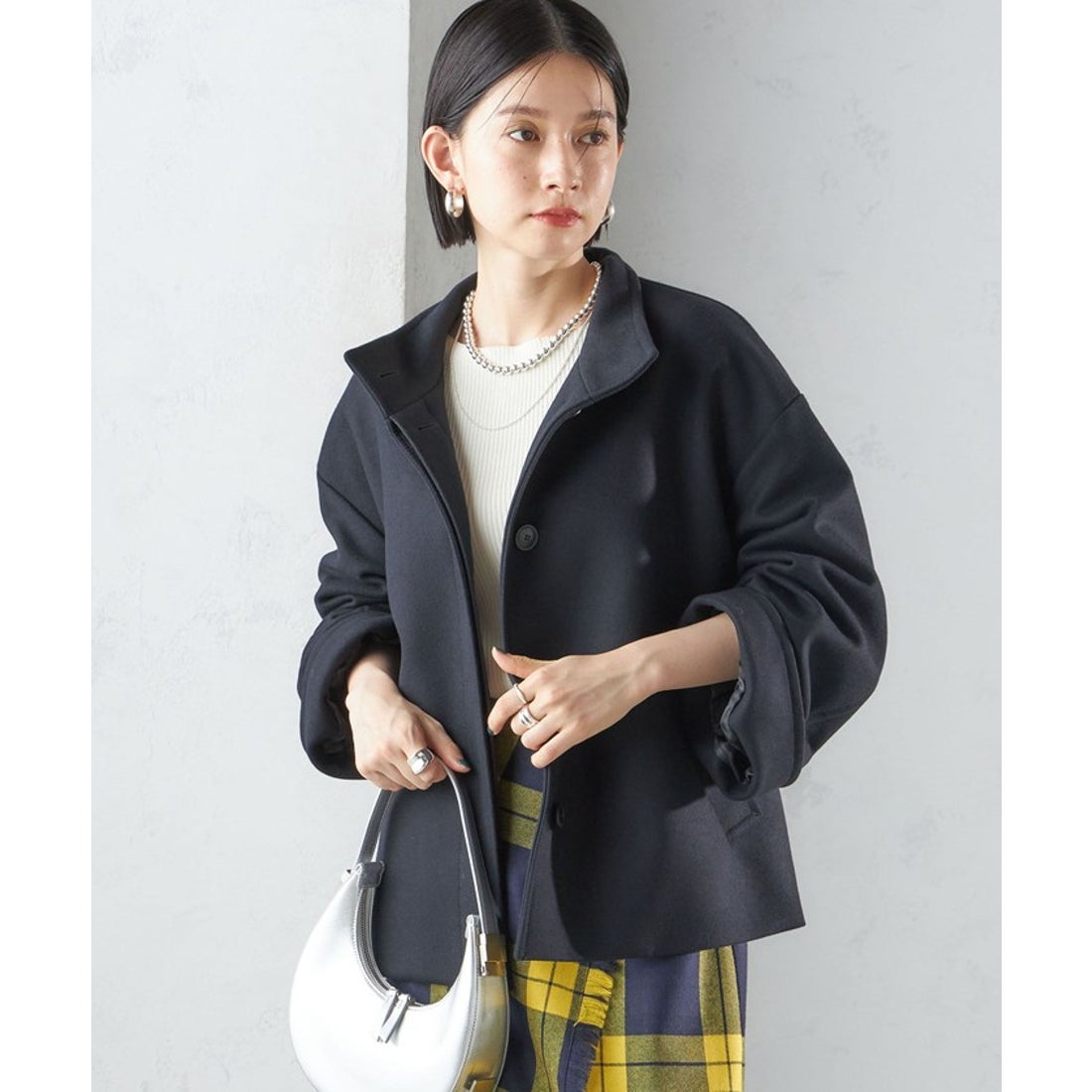 シップス SHIPS ハミルトン テント ライン コート （トップグレー