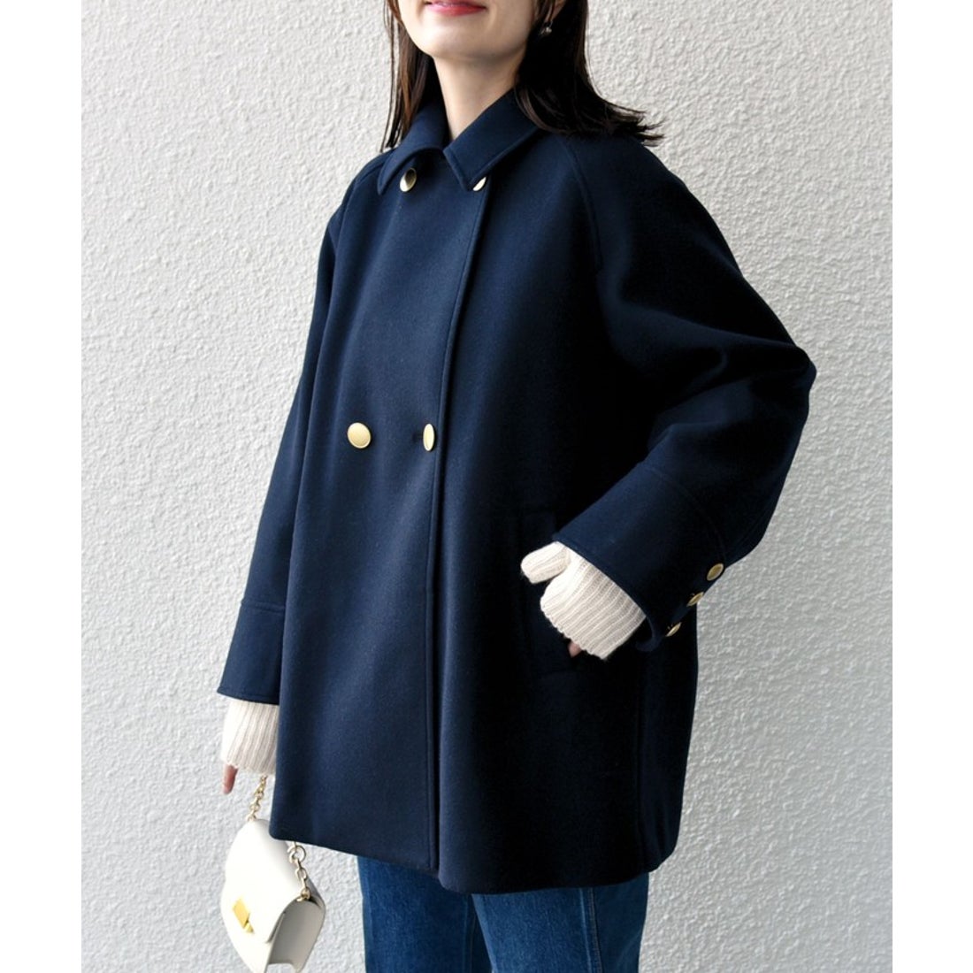 シップス SHIPS 《追加》【WEB限定】 〈手洗い可能〉ウール ライク