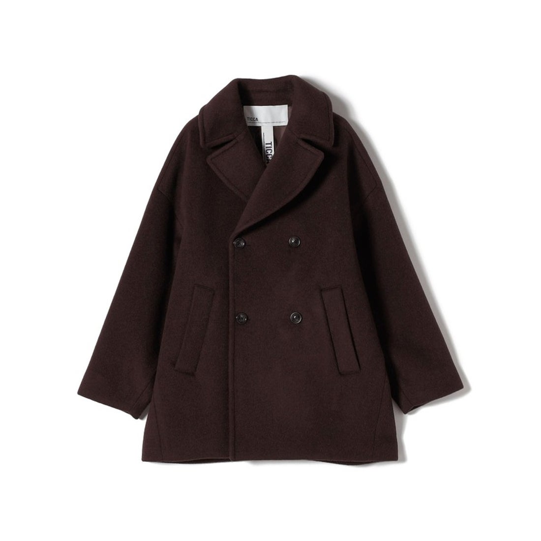 シップス SHIPS TICCA:Pコート （ブラウン） - ファッション通販