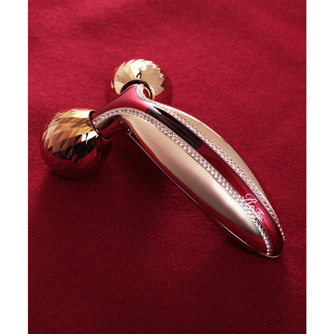 ReFa レッド 美顔ローラー 専用ケース付き ReFa 美顔ローラー レッド