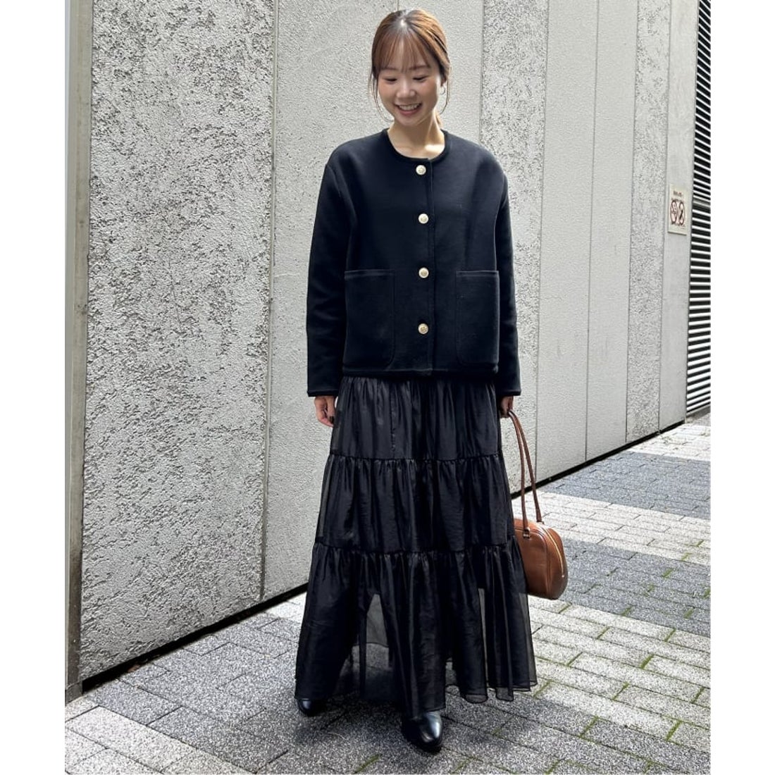 スローブ イエナ SLOBE IENA ダブルフェイスニットジャケット （レッド