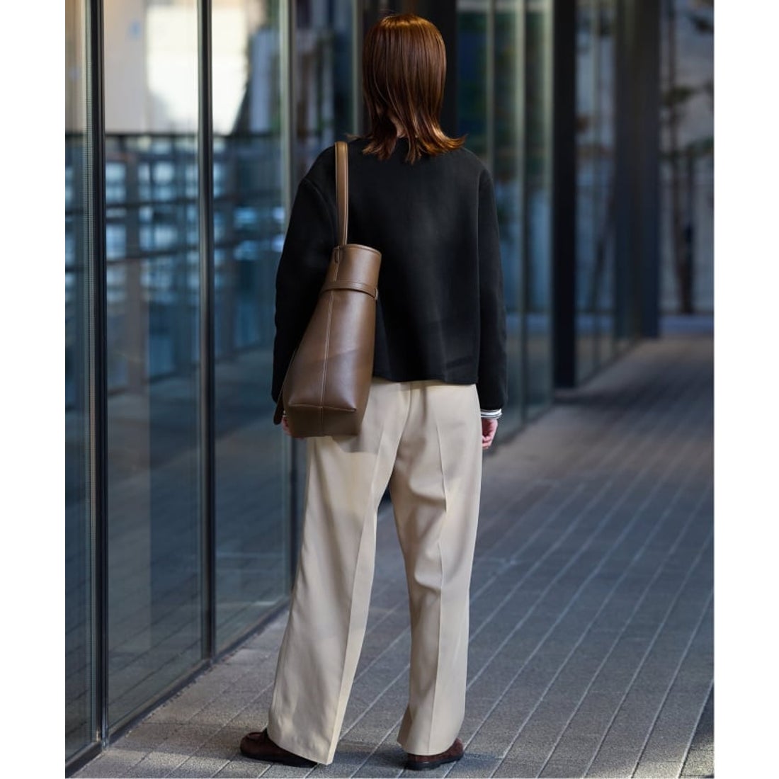 スローブ イエナ SLOBE IENA ダブルフェイスニットジャケット （レッド