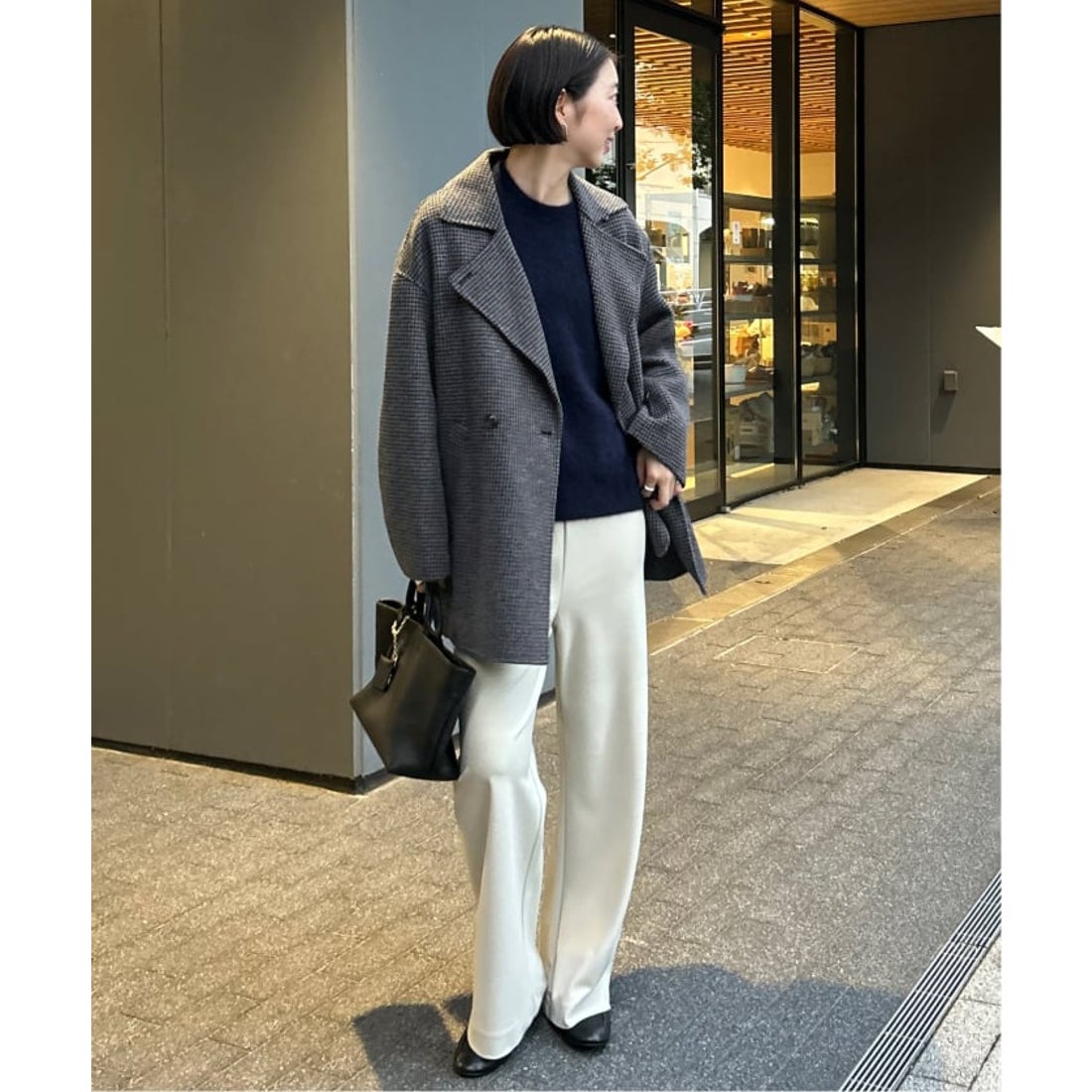 スローブ イエナ SLOBE IENA 《追加》souple wool ダブルフェイス