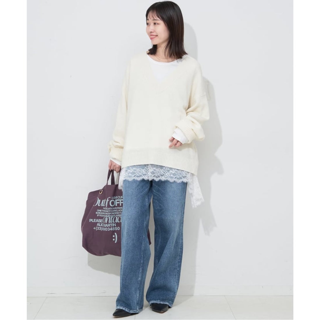 スローブ イエナ SLOBE IENA 《WEB限定/追加6予約》レースコンビ