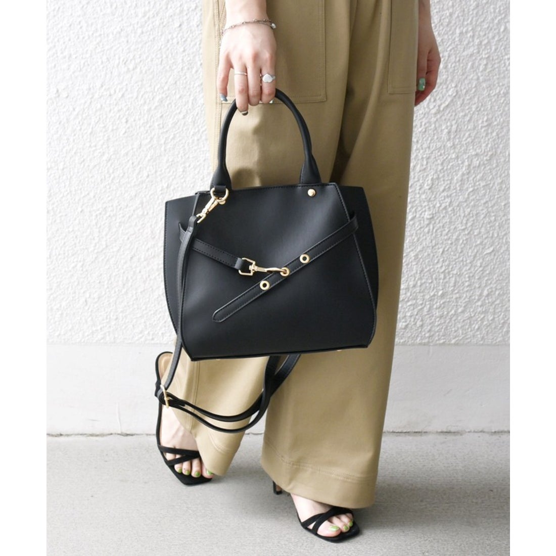 シップス エニィ SHIPS any SHIPS any: ベルト デザイン 2WAY スクエア