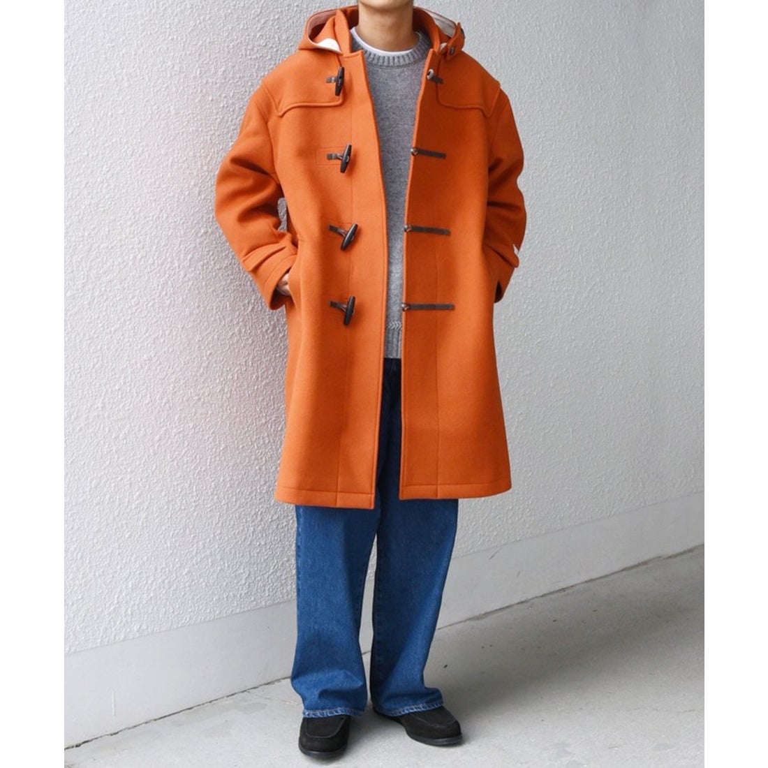 シップス エニィ SHIPS any SHIPS any: PURE WOOL MELTON ダッフル
