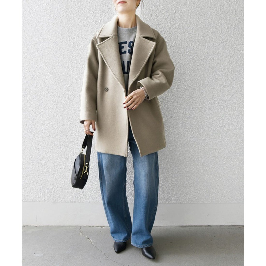 シップス エニィ SHIPS any SHIPS any: テーラード コクーン ショート