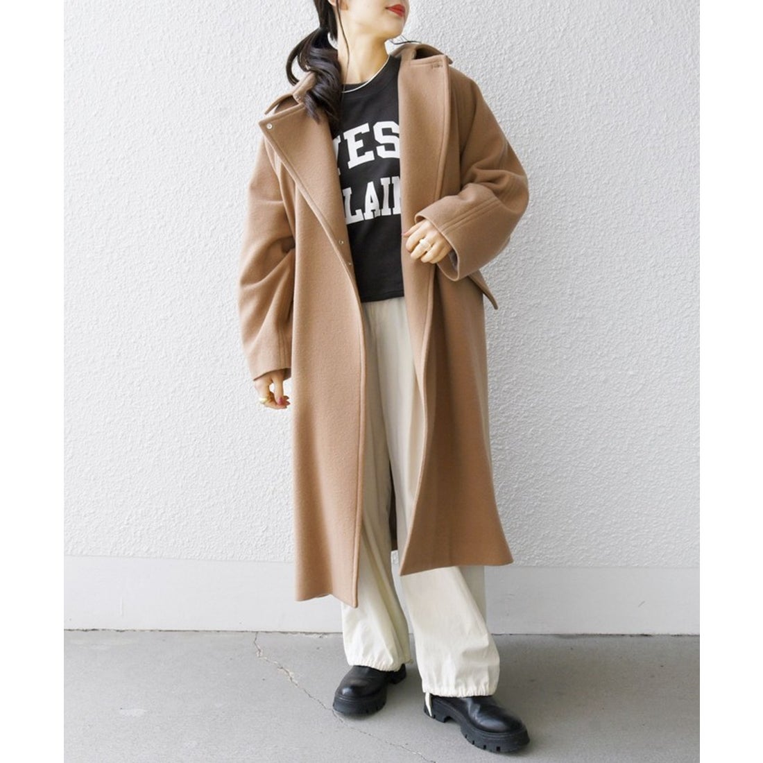 シップス エニィ SHIPS any SHIPS any: バルマカーン コクーン コート2