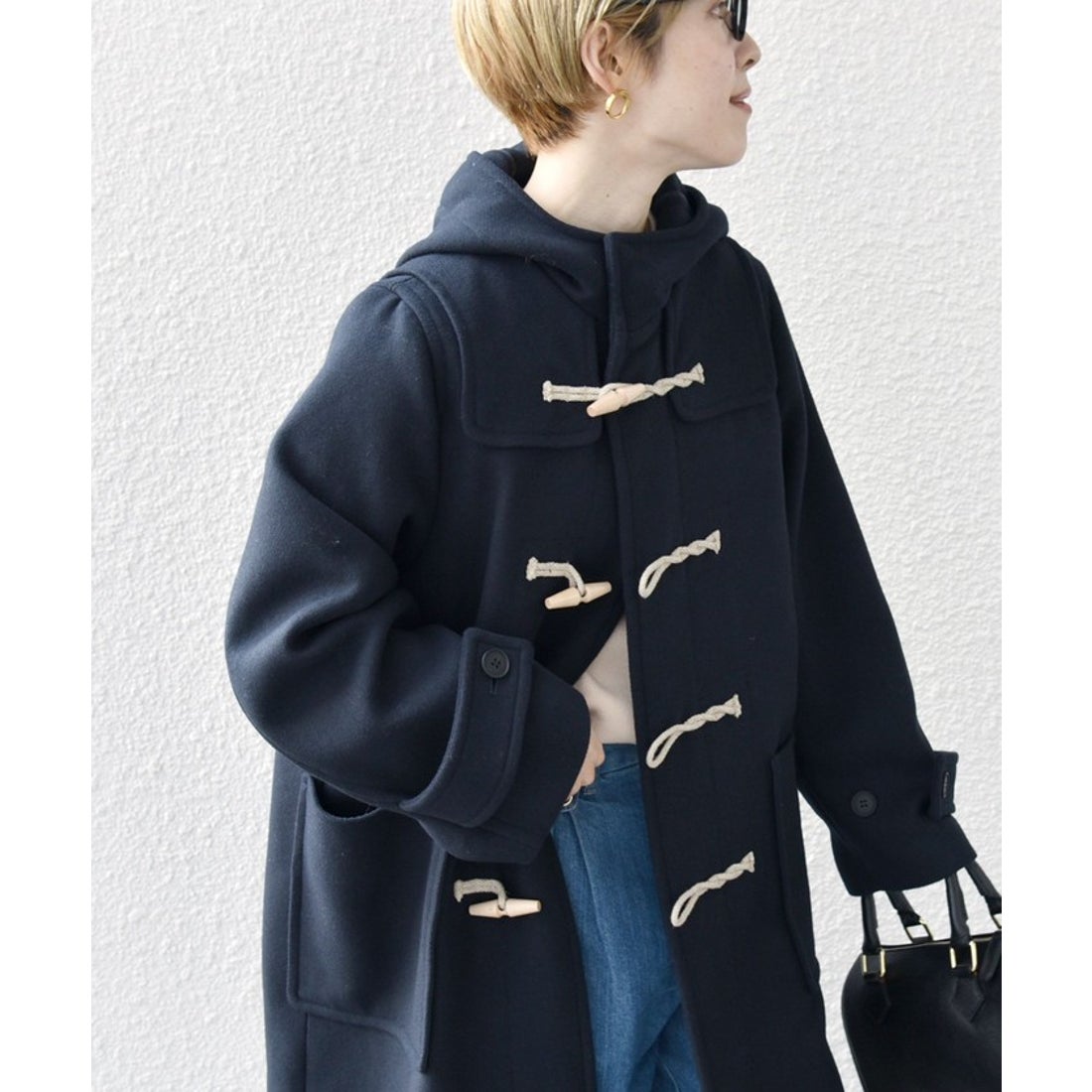 シップス エニィ SHIPS any SHIPS any: メルトン ロング ダッフル