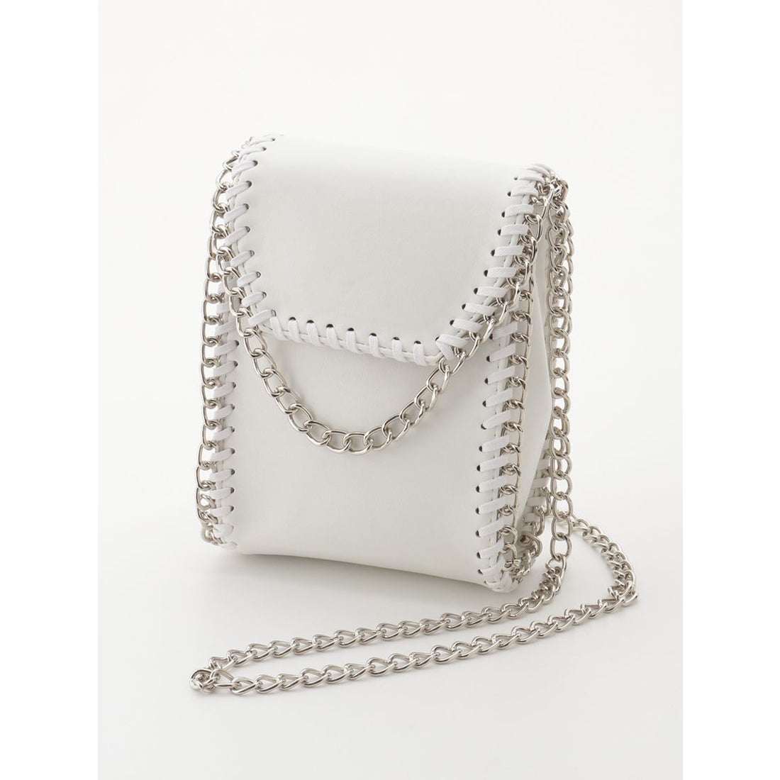 スペッチオ SPECCHIO チェーンショルダーミニバッグ （ホワイト