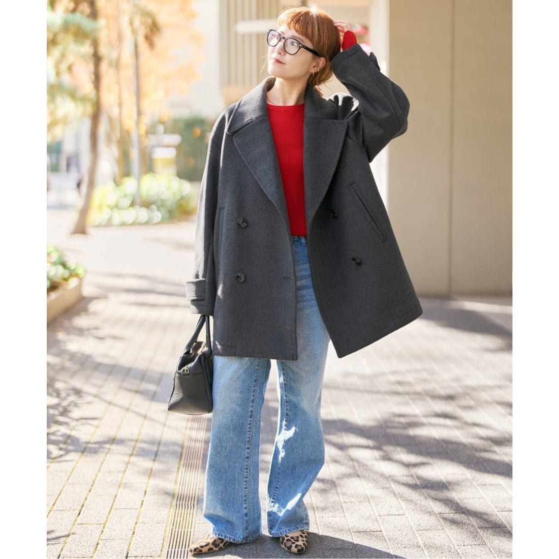 スピック＆スパン Spick & Span 《追加》S160ビーバーPコート （グレー