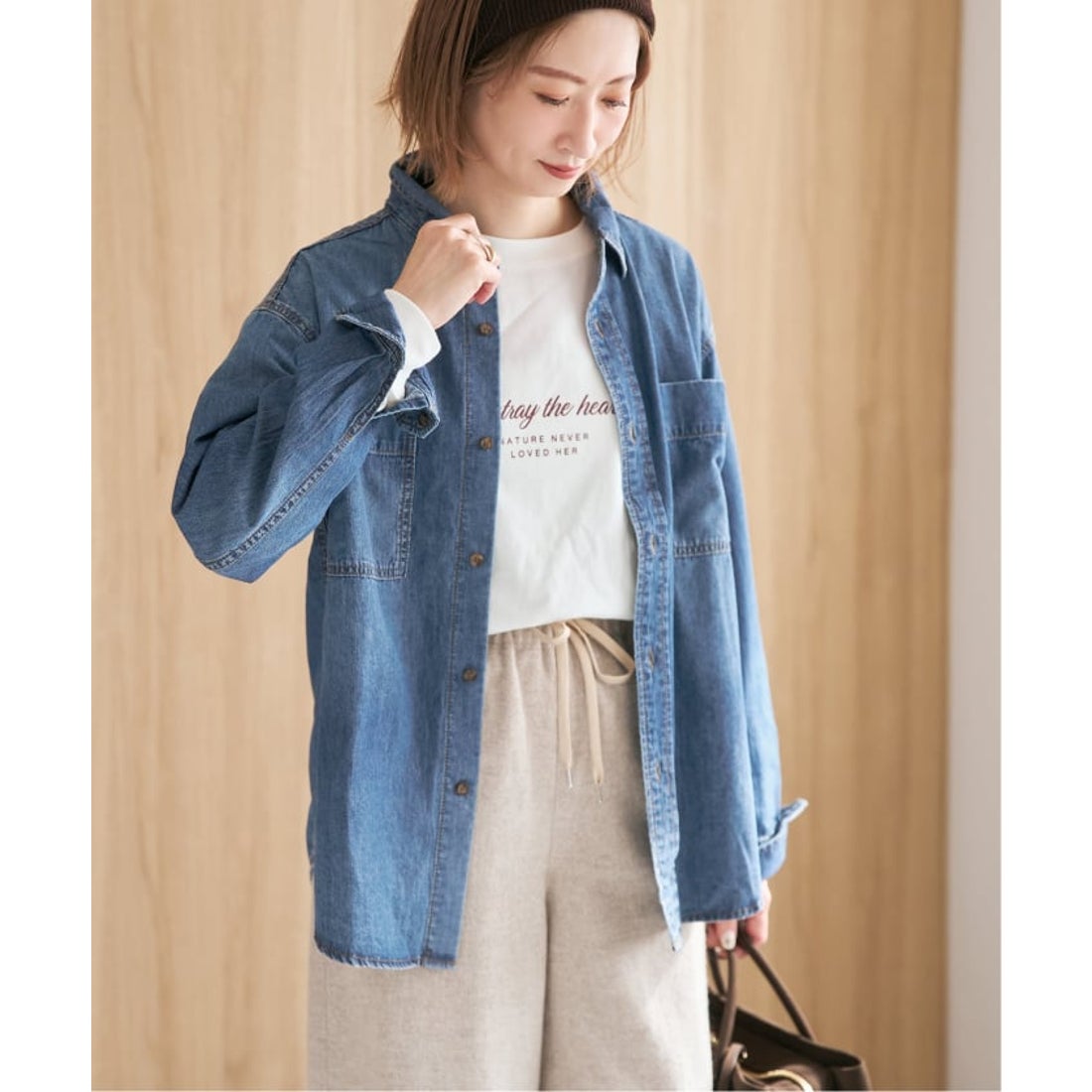 スピック＆スパン Spick & Span 《追加2》ライトオンスデニムシャツ