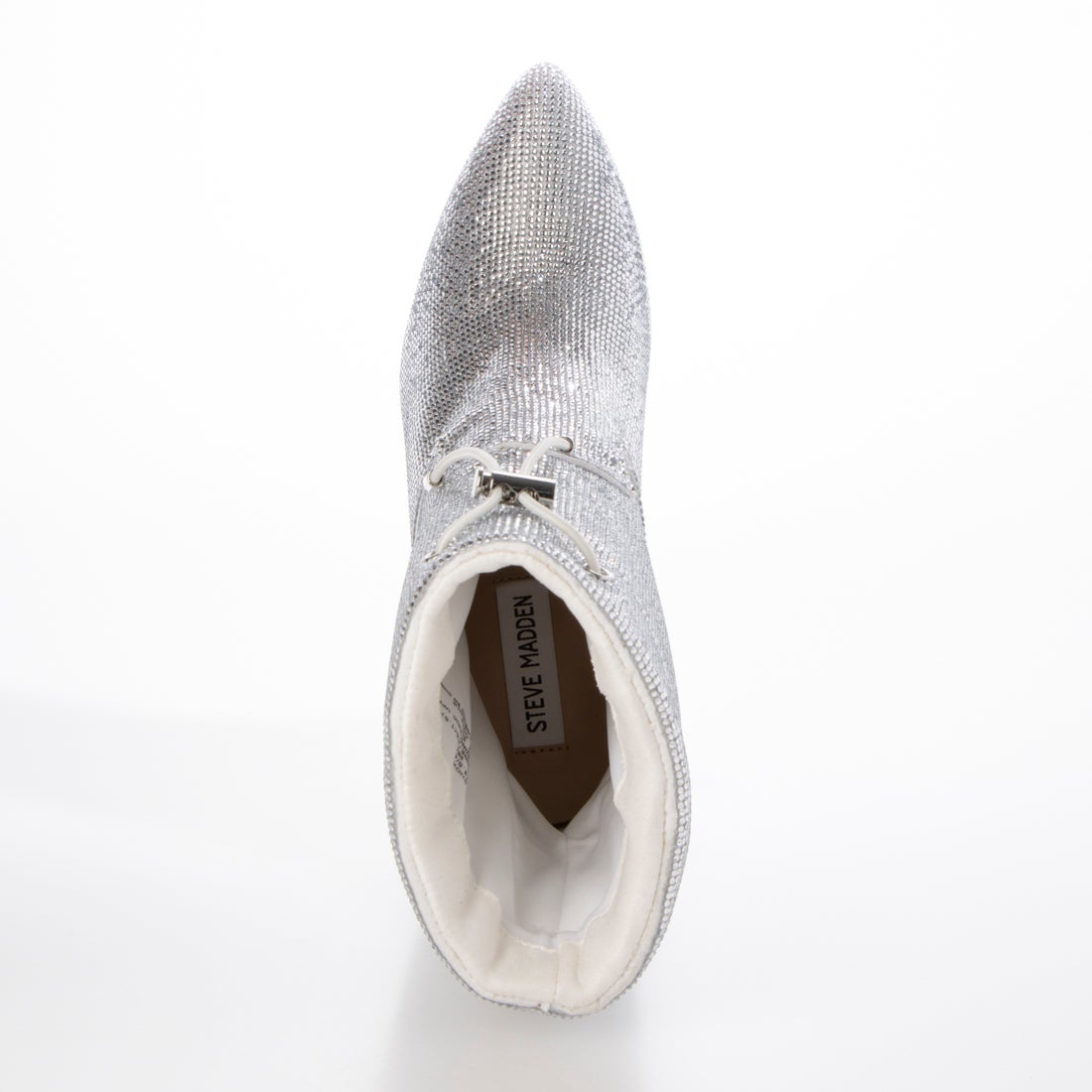 スティーブ マデン STEVE MADDEN キルティングヒールブーツ （シルバー