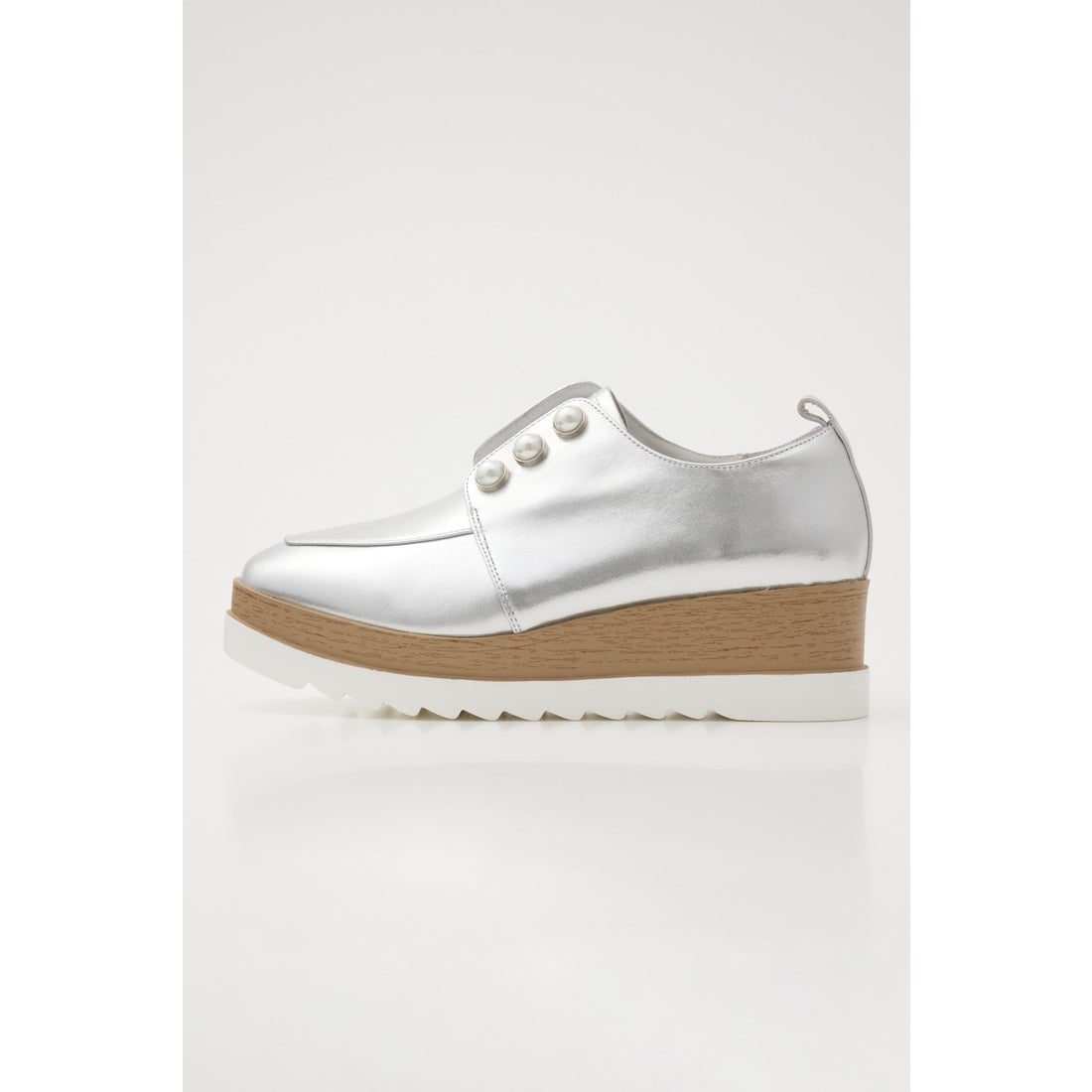 STACCATO メイジーパールプラットフォーム SLV -靴＆ファッション通販