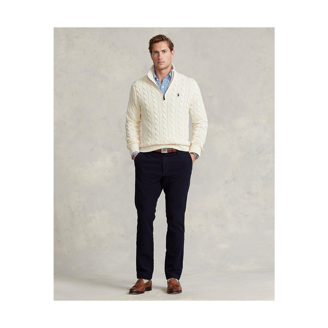 ポロ ラルフ ローレン POLO RALPH LAUREN ケーブルニット コットン