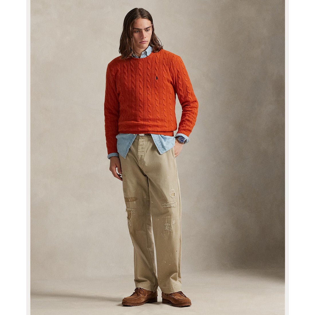 ポロ ラルフ ローレン POLO RALPH LAUREN ケーブルニット ウール