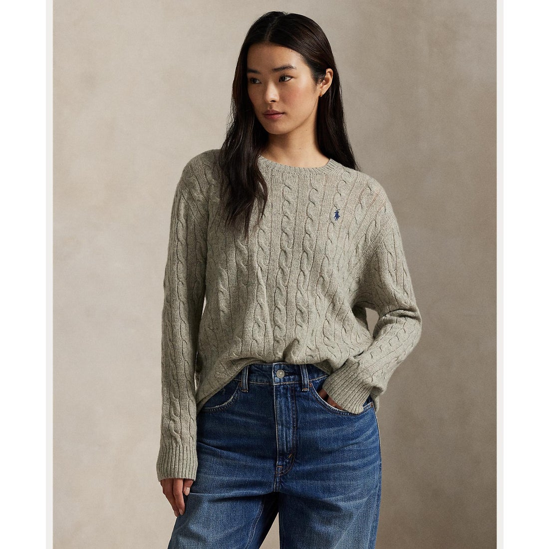 ポロ ラルフ ローレン POLO RALPH LAUREN ケーブル ウールカシミヤ