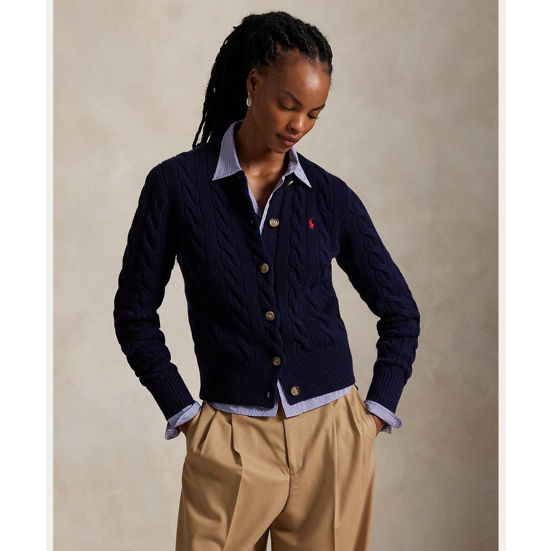 ポロ ラルフ ローレン POLO RALPH LAUREN ケーブルニット ウール