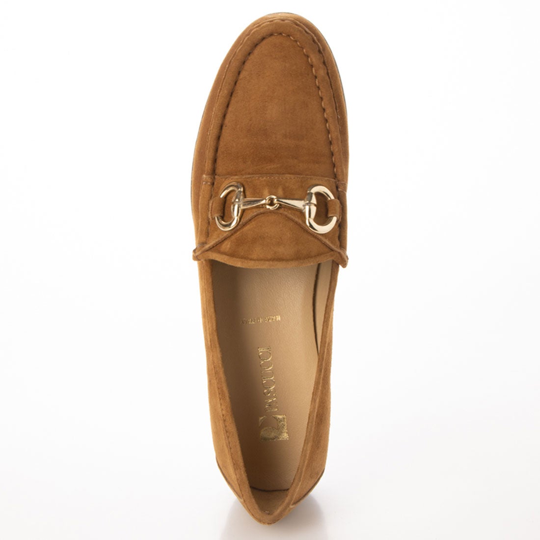 パスクッチ PASCUCCI スエードクラッシックローファー （ブラウン