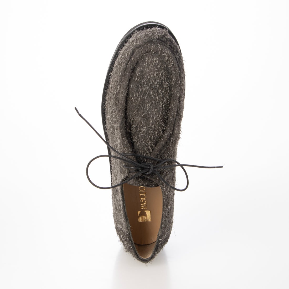 パスクッチ PASCUCCI ラウンドトウチロリアンシューズ （グレー