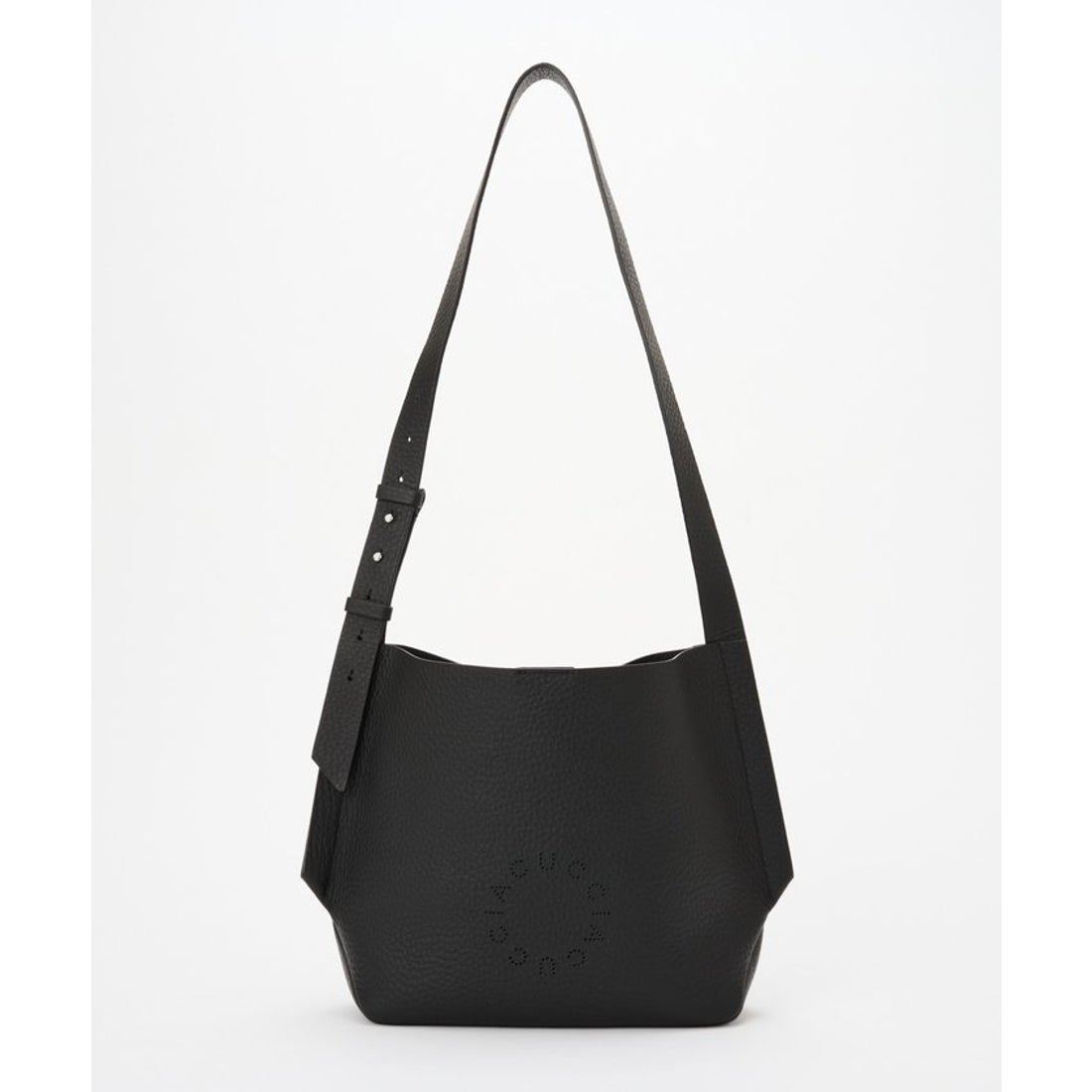 イアクッチ IACUCCI グッシオ ミディアムショルダー ALCE （black