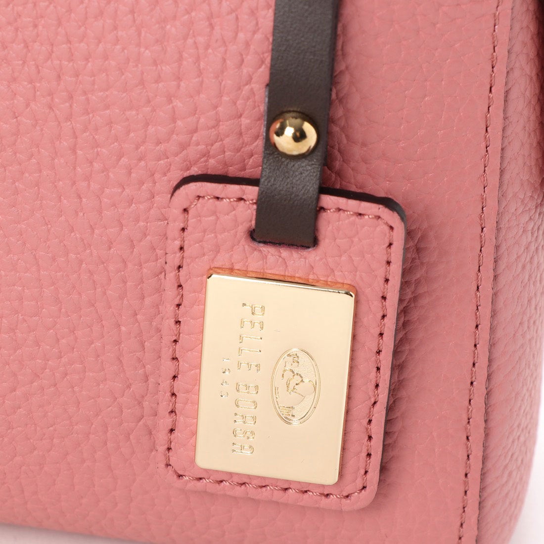 ペレボルサ PELLE BORSA 「レネット」ショルダーバッグ （コーラル