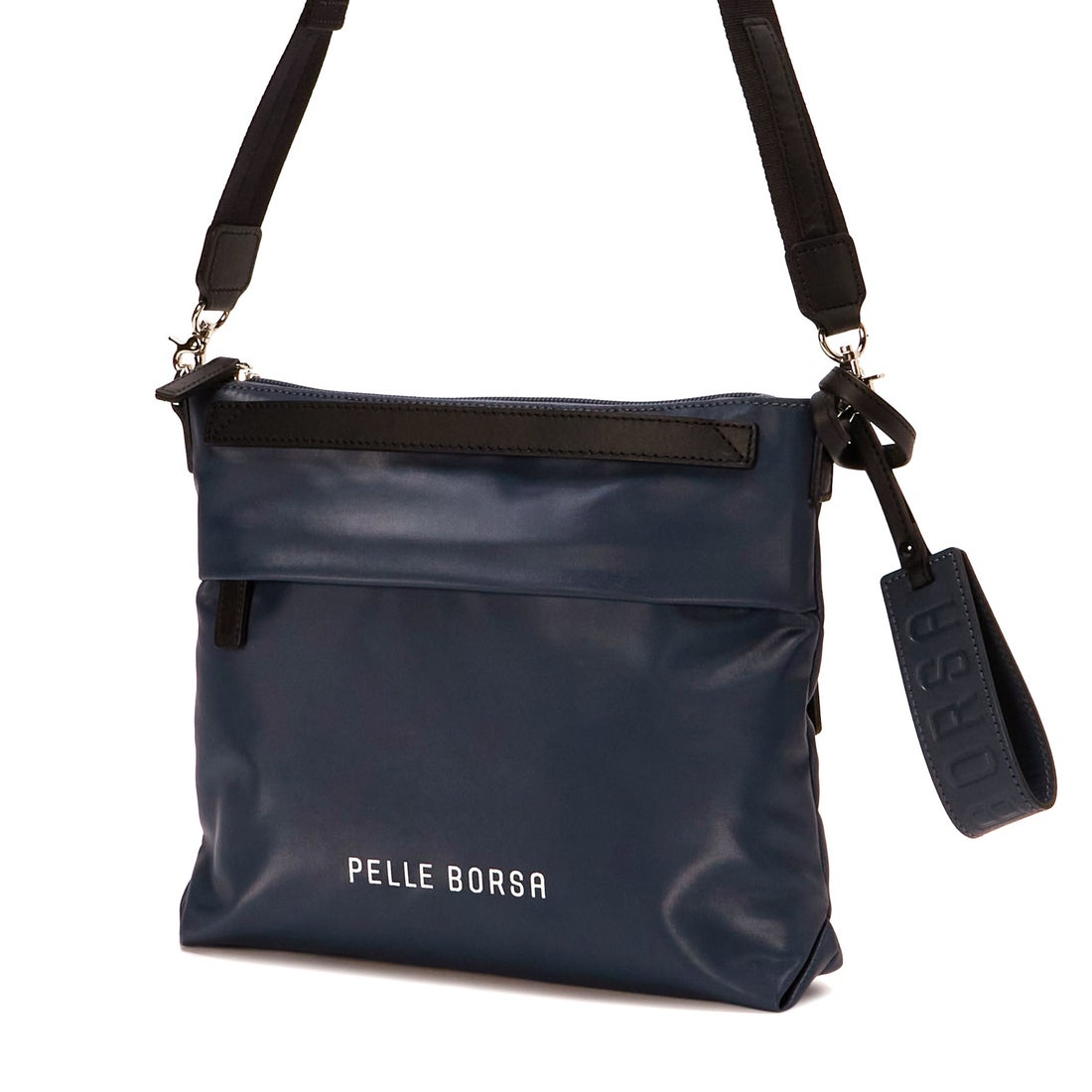 ペレボルサ PELLE BORSA ショルダーバッグ （ネイビー