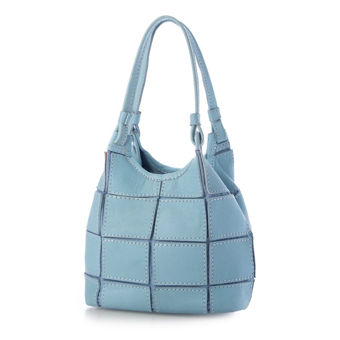 ピークスピーク PEAKSPEAK【訳あり新品】 牛革パッチワーク2wayトートS