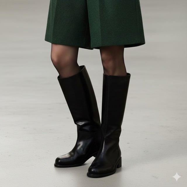 ペリーコ サニー PELLICO SUNNY ストレートロングブーツ （BLACK