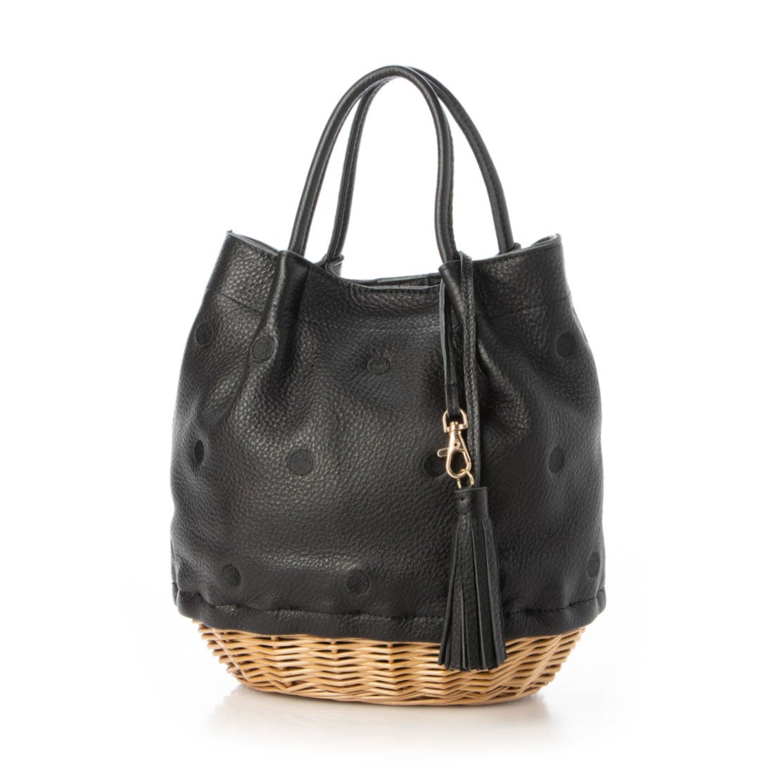 ロングセラー＞ペルケ perche 牛革×ヤナギ底2wayトートバッグ （2BKDT