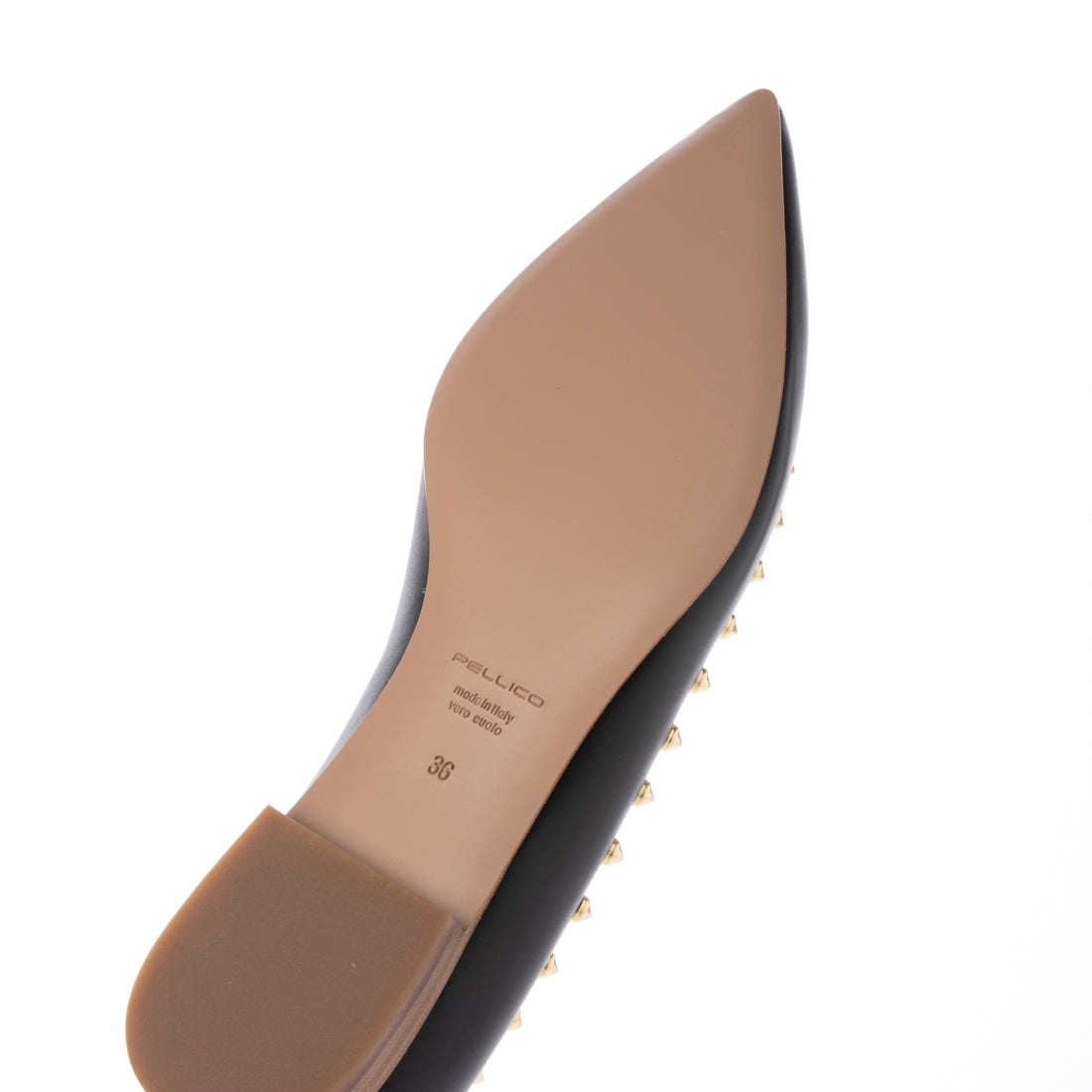 ペリーコ PELLICO STUDS フラット パンプス （BLACK） -靴