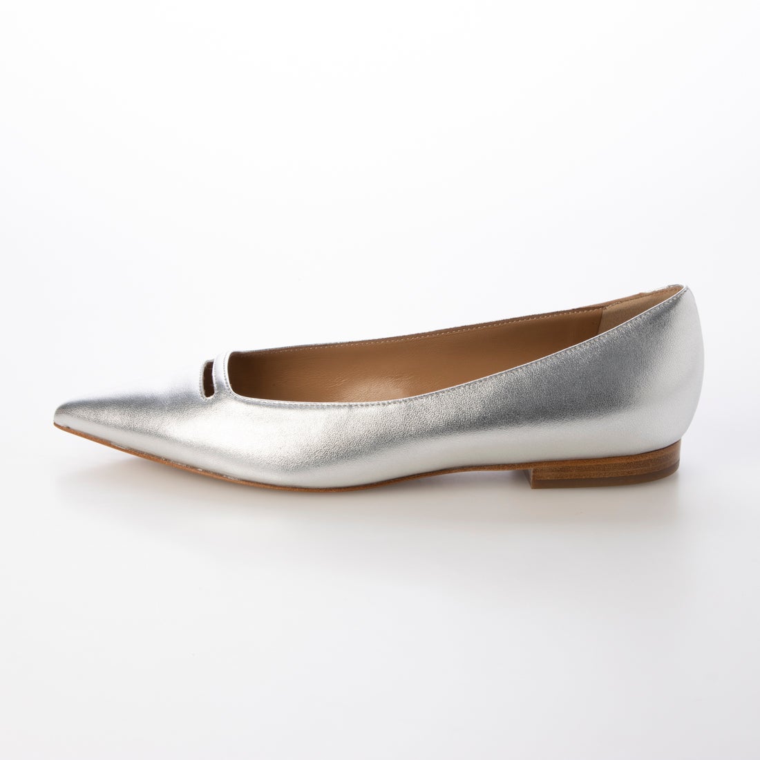 ペリーコ PELLICO ANIMA ANELLI フラットパンプス （SILVER） -靴